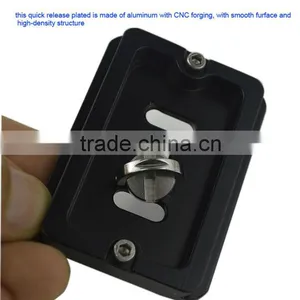 Travel Tourism Tripod Ball Head Quick Release Adapter Plate for Tripod PU60 thumbnail-2