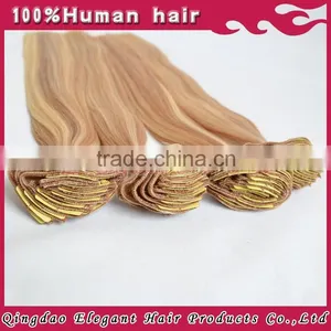 Best Selling Unprocessed Human Hair Ombre Curly Clip in Extensions thumbnail-6