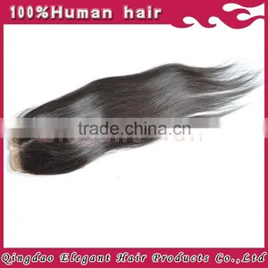 Ali Trade Silky Straight Natural Color Brazilian Virgin Human Silk Base Lace Closure thumbnail-4