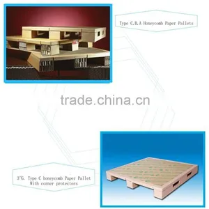 4-Way Entry Type Single Faced Style Recycled Humidity Proof Paper Pallet Manufacturer thumbnail-1