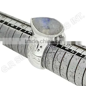 Rainbow Moonstone Gemstone Jewelry,925 Sterling Silver Women Rings Jewelry thumbnail-1