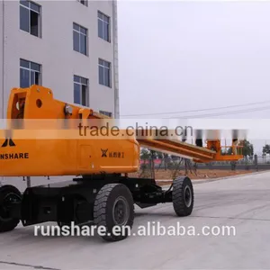 32m Mast Climbing Aerial Work Table thumbnail-1