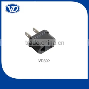 2 Flat Pin Electrical Plug Adapter VD392 thumbnail-1