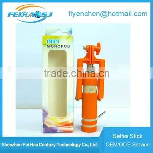 Factory Direct Sales Best Selling New 2016 Mini Selfie Stick Extendable Baton thumbnail-3