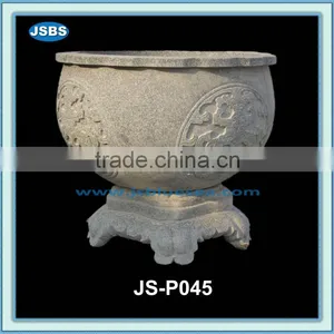 Large Bluestone Flowerpot thumbnail-1