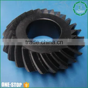 Injection Plastic Modling Type Nylon6 Worm Gears Wheel Plastic Spiral Gear for Various Machines thumbnail-1
