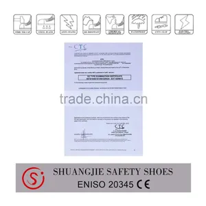 CE EN ISO 20345 PU Injected Sole Steel Toe Cap Steel Plate Safety Shoes 9052 thumbnail-4