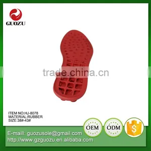 Soft and Flexable Red Color Rubber Outsoles thumbnail-5