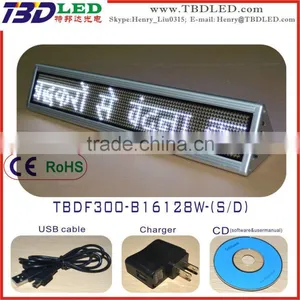 LED Super Clear LED Desk Board/mini Led Message Sign Board/ Single Color Scrolling Led Desk Board Quality Choice thumbnail-5