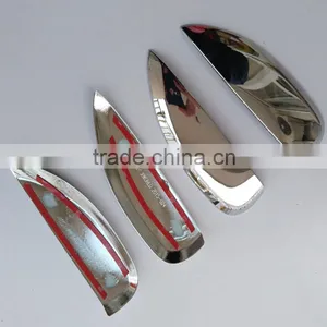 Auto Accessories Chrome Catch Cap Trim Door Handle Cover For Renault Kwid 2015 thumbnail-2