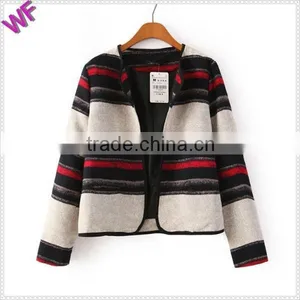 Custom Women Blazer Stripe Woman Suit thumbnail-4