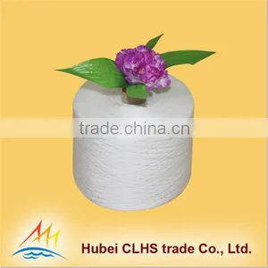 Wuhan Ring Spun Technics 100% Raw White Polyester Yarn With Yizheng Fiber thumbnail-2