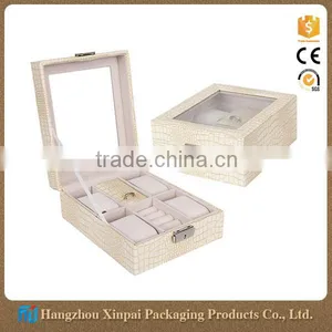High Quality pu Leather Jewelry Organizer Display Box thumbnail-1