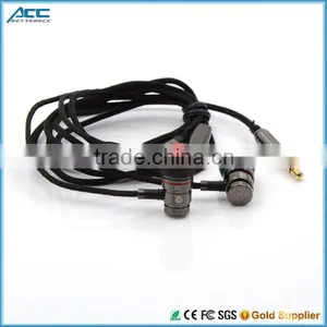 New Design Nylon Braided Fabric Cord Earphone With Mic and On/off Button Metal Earphone Quality Choice thumbnail-4