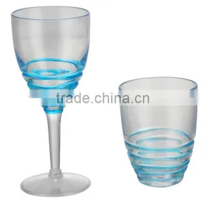 Cheap Good Quality Plastic Swirl Tumblers Colorful Small Clear Cups thumbnail-3