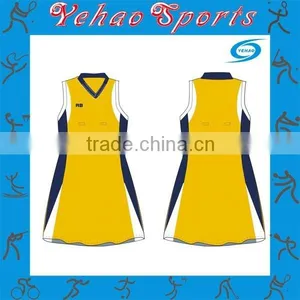 Beautiful Netball Dress With Sublimation From Guangzhou Yehao Sports thumbnail-2