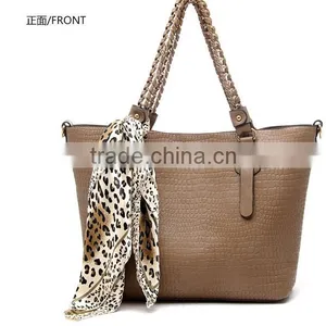 Women's Handbag 2015 Female Shoulder Bag Messenger Bag Handbag Silk Scarf Decoration Fashion Vintage Bag thumbnail-4