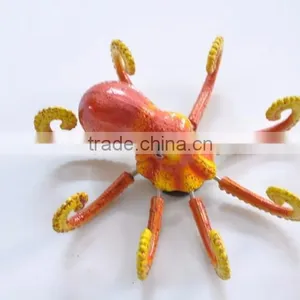 4 Inch Plastic Glitter Surface 0ctopus Shapes Fridge Magnet for Tourism, Ornaments Gift Craft thumbnail-4