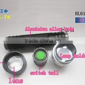 Aluminum ZOOM Function Zoom T6-10W LED Flashlight Torch Light thumbnail-4