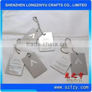 Customized Dog Tag Silver Custom Engraved Metal Jewelry Tags thumbnail-1