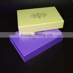 Luxury Fashion Purple Custom Gift Box With Foam Insert for Cosmetics thumbnail-2