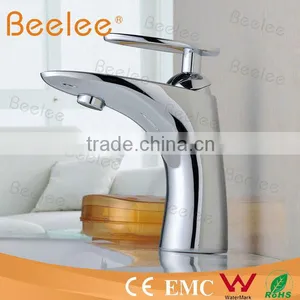 Chrome Single Handle Basin Faucets Tap for Bathroom thumbnail-1