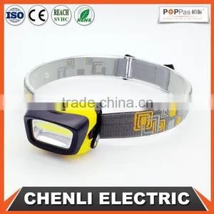 Poppas T11 AAA Operated 3W COB High Outdoor Waterproof Running Camping Walking Reading Headlamp thumbnail-1