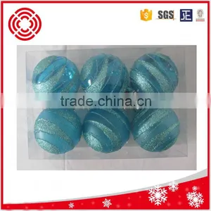 Painted Plastic Christmas Transparent Ball thumbnail-1
