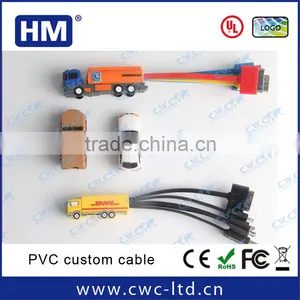 OEM Cheap Special Promotional Gifts Custom Shape 6 in 1 Charging Cables for Mobile Phones Wholesale Mobile Charger Cables thumbnail-2