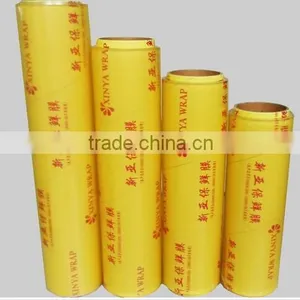 Clear Pvc Food Cling Film Wrap Roll Food Grade Plastic Wrap Film thumbnail-1