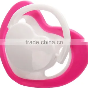 Safety Silicone Natural Funny Baby Nipple Pacifier With Cover Toy thumbnail-5
