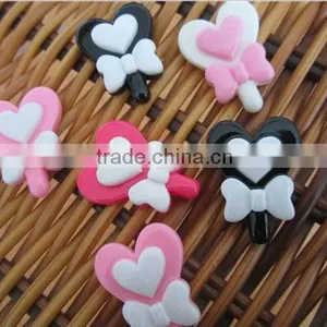 Wholesale Flat Back Resin Flower Cabochon, Kawaii Cabochon Craft for Jewelry thumbnail-1