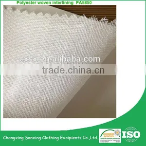 100 Polyester Woven Fusible Interlining Fabric PA5850 thumbnail-2