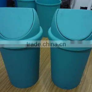 BT50C 35liter Round Ice Cream Bin With Swing Cover, 13 Gallon Trash Can thumbnail-5
