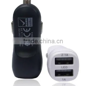 Dual USB Car Charger Portable Car Battery Charger thumbnail-2