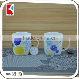 Wholesale Decal Printed Promotion Gift Cup White Magnesia Porcelain Mug New Bone China thumbnail-5