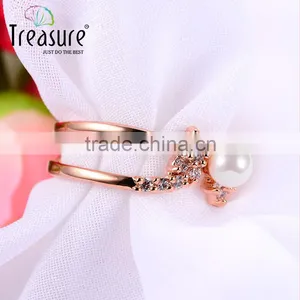 Gold Plated Jewelry Diamond Jewelry 925 Silver Zircon Ring Hot Jewelry Designer thumbnail-3