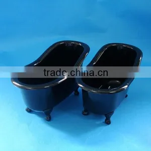 Mini Bathtub Container , Empty Plastic Mini Bathtub Container for Hold Products, Such as Shampoo Bottles , Tube Used in Bathroom thumbnail-1