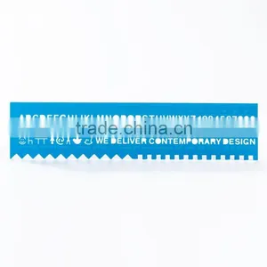 Made in Guangzhou Custom Clear Pvc Flexible Plastic Metal Rulers Promotional thumbnail-3