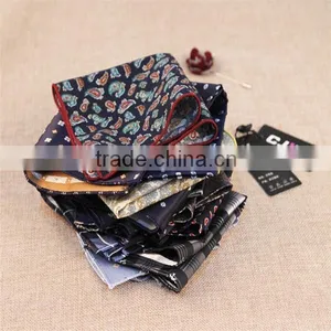 Camouflage Hanky, Logo Pocket Squares, Men Brand Hanky thumbnail-3