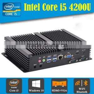 Rugged and Compact Industrial Grade Fanless Computer 8gb Ram 128 gb Ssd Low Power Mini pc thumbnail-1