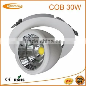 LED Indoor Downlight COB Gimbel Down Light CE/Rosh Listing 2015 New Arrivel Hot Design Embedded Light 15W thumbnail-1
