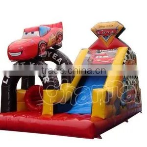 Super Cars Giant Commercial Inflatable Slide for Sale thumbnail-1