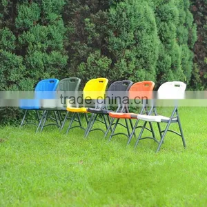 Modern Cheap Plastic Comfortable Folding Chair JC-H36 thumbnail-3