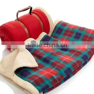 Thick Cheap Printed Coral Fleece Gifts Lamb Fur Promotional Blanket thumbnail-4