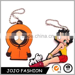 Fashion New Style Promotional Cheap Custom 3d Soft Pvc Keychain thumbnail-1