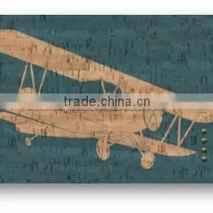 Hot Sale Printed Airplane Cork Board thumbnail-1