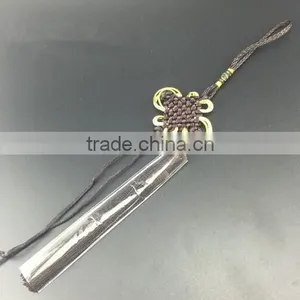 Tassel Detail Chinese Knot Handcraft Purple Hanging Decoration thumbnail-3