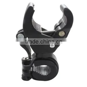Universal Bicycle Bike LED Torch Front Light Flashlight Mount Bracket Holder New thumbnail-2