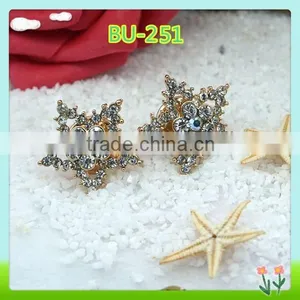Wholesale and Custom Decorative Star Rhinestone Button thumbnail-1